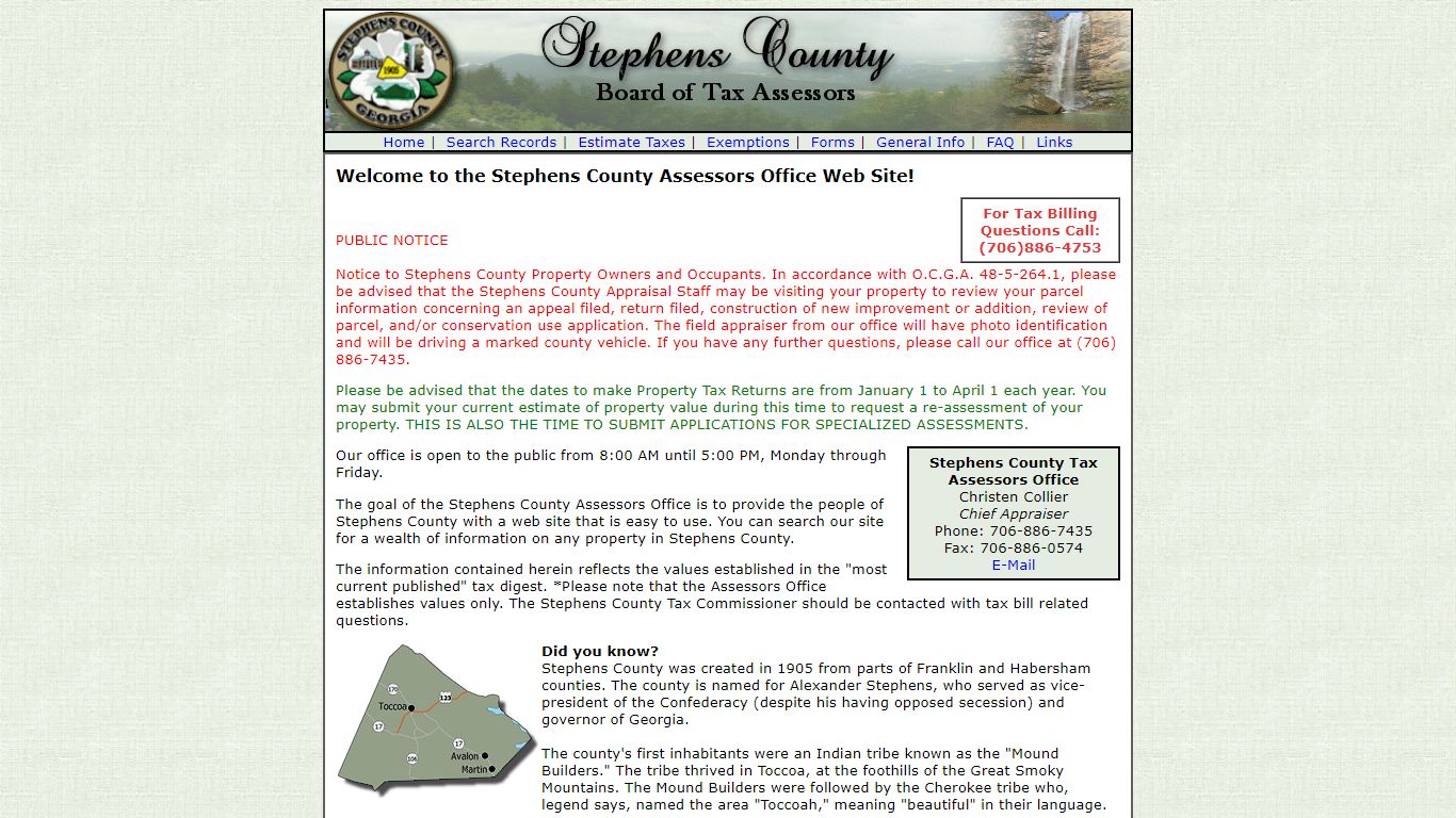 Stephens County Tax Assessor's Office - Schneider Geospatial